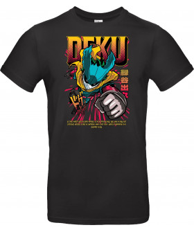 Футболка Сірий з принтом «Deku – One For All Rising»