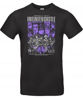 Футболка Чорний з принтом «Hashira – Infinity Castle Battle»