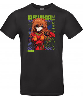 Футболка Темно-синій з принтом «Asuka – The Second Child»