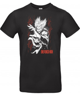 Футболка Чорний з принтом «Garou - One Punch Man III»