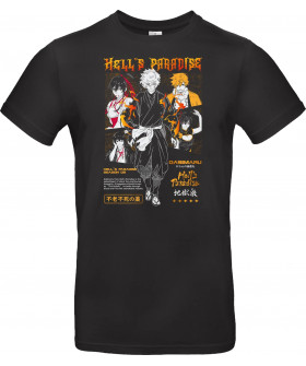 Футболка Чорний з принтом «Island of Immortality»