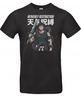 Футболка Чорний з принтом «Heavenly Restriction: Sorcerer Killer Anime Graphic»