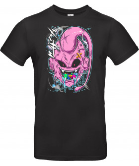 Футболка Чорний з принтом «Kid Majin Buu Ball - Dragon Z»