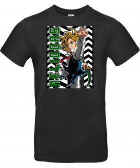Футболка Білий з принтом «Meliodas Jump Strike»