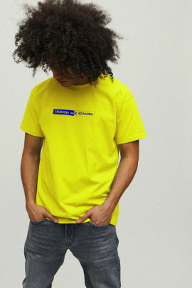 Футболка YAPPI чоловіча жовта патріотична "Свобода має кольори"