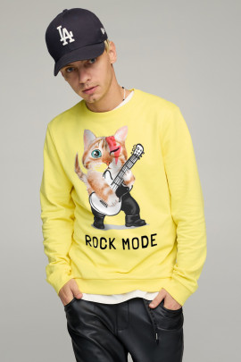 Світшот чоловічий BASIC /no flis/