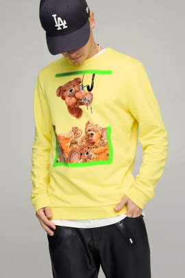 Світшот чоловічий BASIC /no flis/