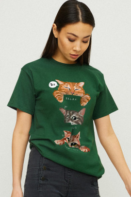 Футболка Boyfriend / air print /