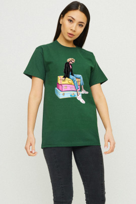 Футболка Boyfriend / air print /