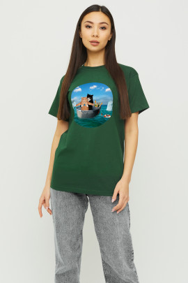 Футболка Boyfriend / air print /