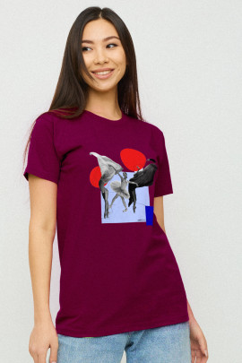 Футболка Boyfriend / air print /