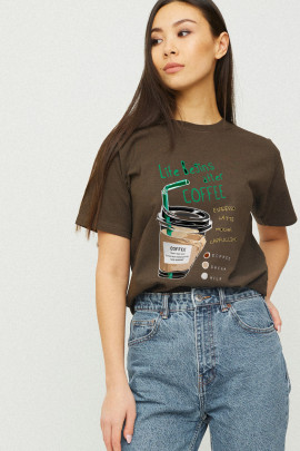 Футболка Boyfriend / дихаючий принт /