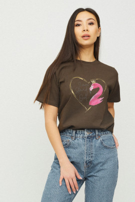 Футболка Boyfriend / дихаючий принт /