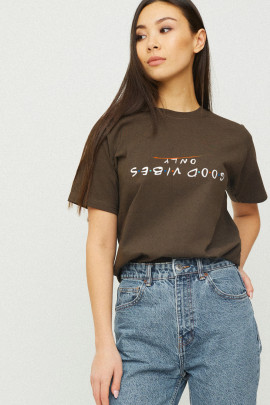 Футболка Boyfriend / дихаючий принт /