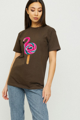 Футболка Boyfriend / дихаючий принт /