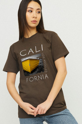 Футболка Boyfriend / дихаючий принт /