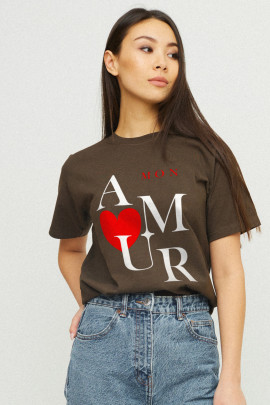 Футболка Boyfriend / дихаючий принт /