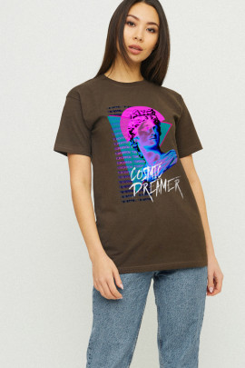 Футболка Boyfriend / дихаючий принт /