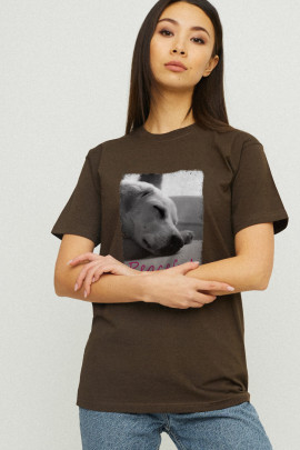 Футболка Boyfriend / дихаючий принт /