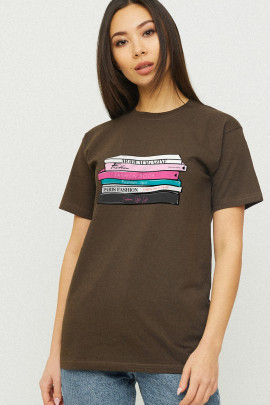 Футболка Boyfriend / дихаючий принт /