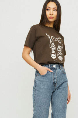 Футболка Boyfriend / дихаючий принт /