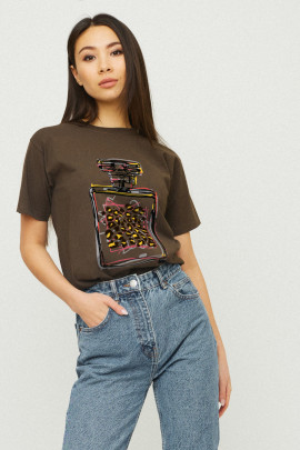 Футболка Boyfriend / дихаючий принт /