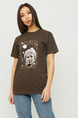 Футболка Boyfriend / дихаючий принт /