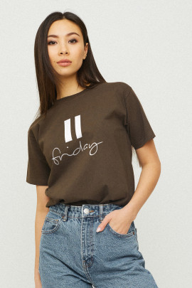 Футболка Boyfriend / дихаючий принт /