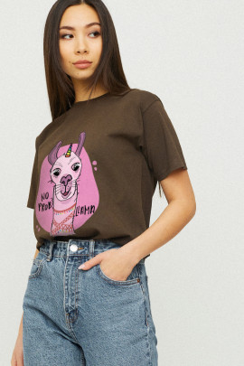 Футболка Boyfriend / дихаючий принт /