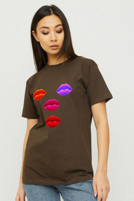 Футболка Boyfriend / дихаючий принт /