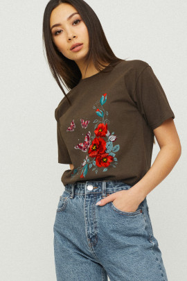 Футболка Boyfriend / дихаючий принт /