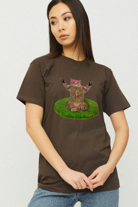 Футболка Boyfriend / дихаючий принт /