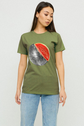 Футболка Boyfriend / дихаючий принт /