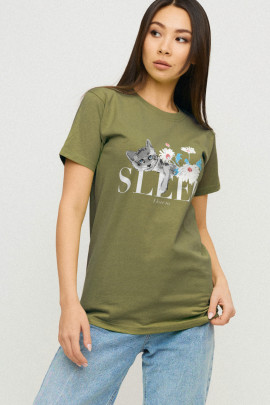 Футболка Boyfriend / дихаючий принт /