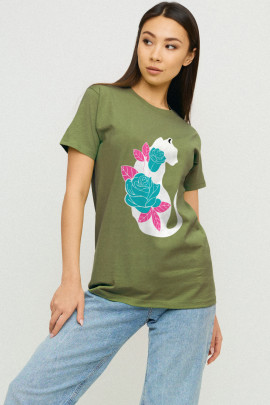 Футболка Boyfriend / дихаючий принт /