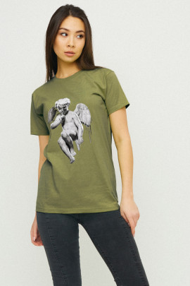 Футболка Boyfriend / дихаючий принт /