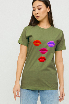 Футболка Boyfriend / дихаючий принт /