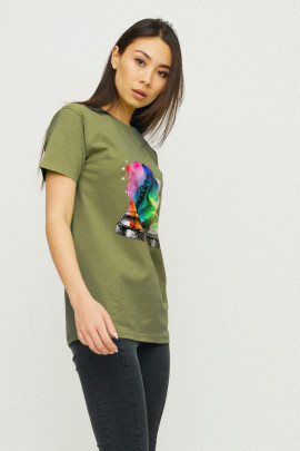 Футболка Boyfriend / дихаючий принт /