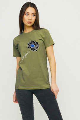 Футболка Boyfriend / дихаючий принт /