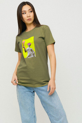 Футболка Boyfriend / дихаючий принт /