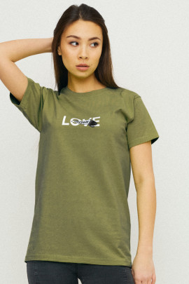 Футболка Boyfriend / дихаючий принт /