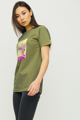 Футболка Boyfriend / дихаючий принт /