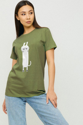 Футболка Boyfriend / дихаючий принт /