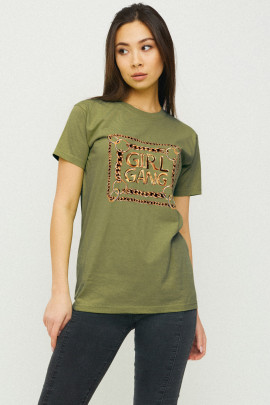 Футболка Boyfriend / дихаючий принт /