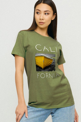 Футболка Boyfriend / дихаючий принт /