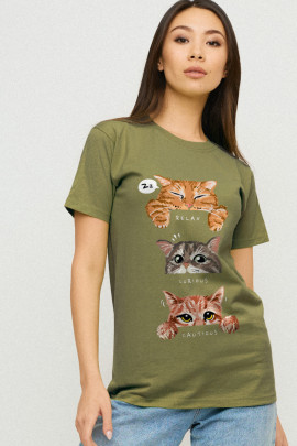 Футболка Boyfriend / дихаючий принт /