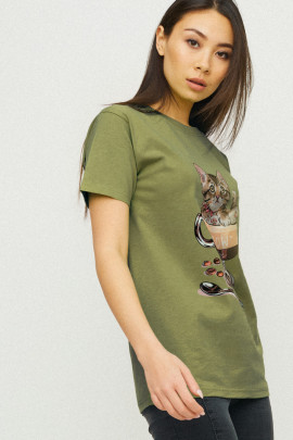 Футболка Boyfriend / дихаючий принт /