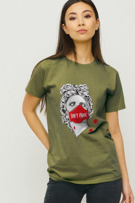 Футболка Boyfriend / дихаючий принт /