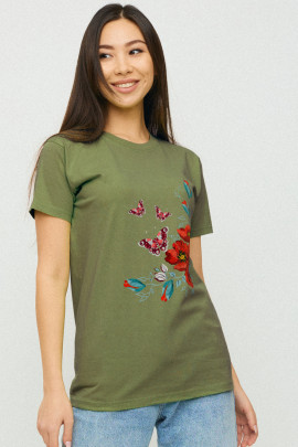 Футболка Boyfriend / дихаючий принт /