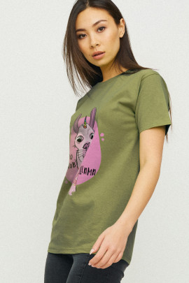 Футболка Boyfriend / дихаючий принт /